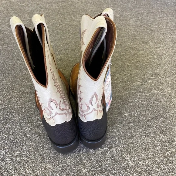 Tony Lama Cushion Comfort shock absorbing handcrafted hand pegged leather boots Tony Lama Men main image 2